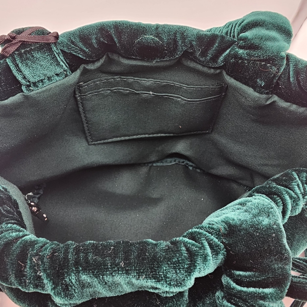 House of Harlow 1960 Green Velvet Crossbody Handbag NWT - Picture 5 of 10